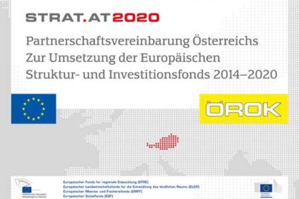 Logo STRAT.AT 2020 - Partnership agreement of Austria for the implementation of the European Structural and Investment Funds 2014-2020
