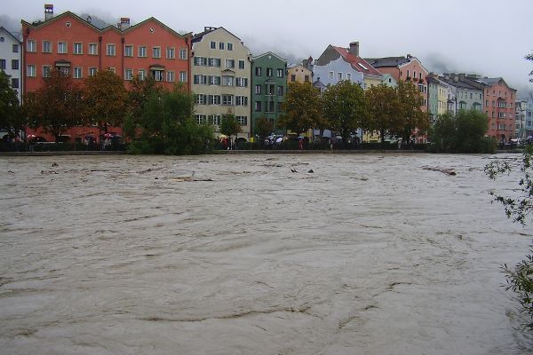 Hochwasser am Inn/Innsbruck