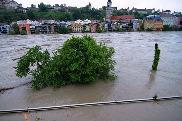 Hochwasser im Juni 2013 - Burghausen an der Salzach