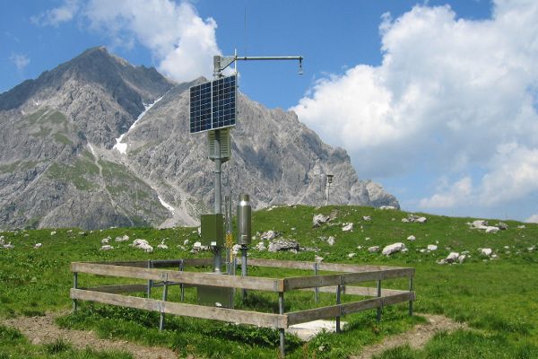 Messstelle Lünersee in Vorarlberg