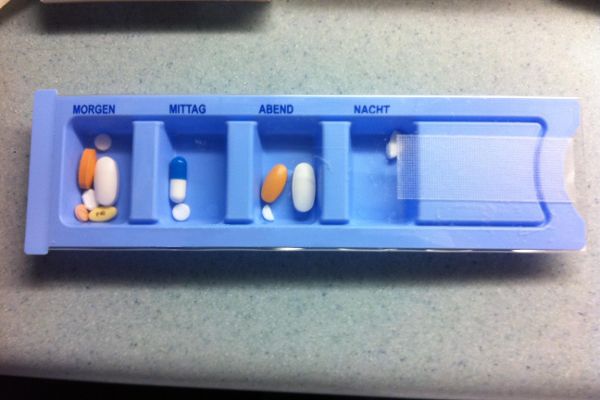 Medikamente in einer Tagesbox