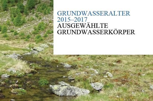 Coverbild - Bericht Grundwasseralter 2015-2017