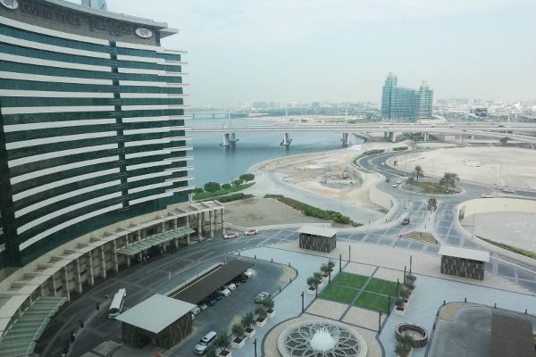Gebäudefoto von aussen der Ramsar Konferenz in Dubai