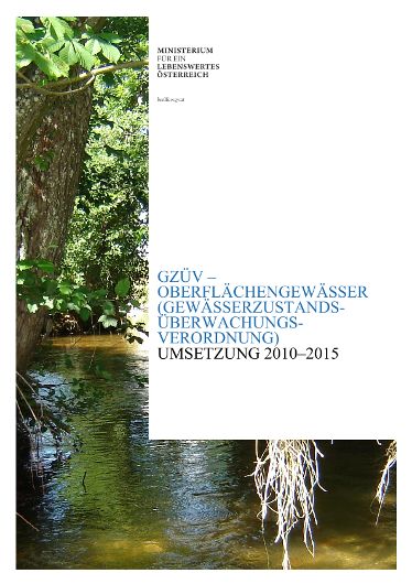 GZÜV Oberflächengewässer Umsetzung 2010-2015