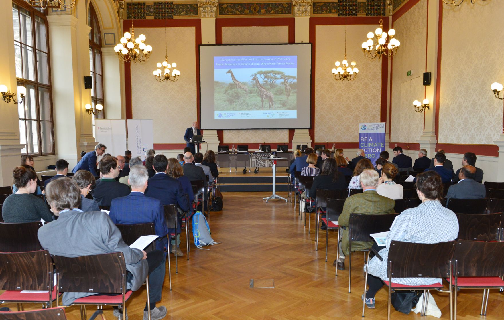 Heute fand im Rahmen des R20 Austrian World Summit im BMNT eine Breakout Session zum Thema &quot;Der Wald im Klimawandel &ndash; Wissensaustausch zwischen &Ouml;sterreich und Afrika&quot; statt.