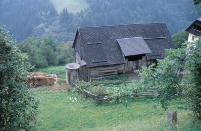 Bergbauernhof - die Aufgaben eines Bergbauern bestehen nicht nur in der Bewirtschaftung des Hofes, sondern umfassen auch die Landschaftspflege und den Tourismus.