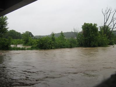 Hochwasser 2013 - Krems - Aufweitung Oberaudorf