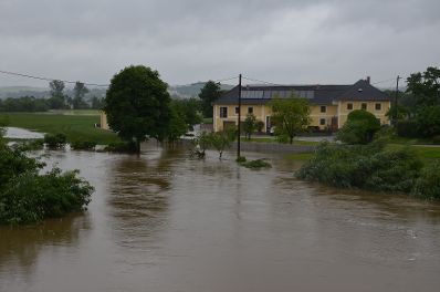 Hochwasser 2013 - Schwertberg - Objektschutz Reindl