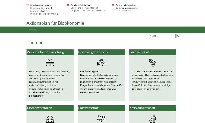 Screenshot der Website www.bioeco.at